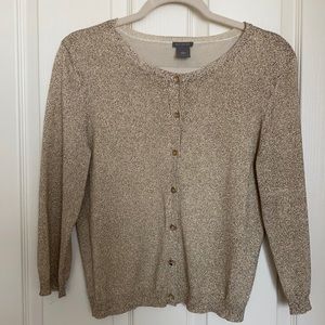 Ann Taylor cardigan gold (M)